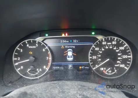 2022 Nissan Altima Sr Fwd из США, поврежденный, VIN 1N4BL4CVXNN387476